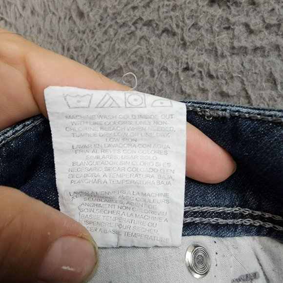 Wrangler Jeans Womens 8 Dark Wash Stretch Mid Rise Shaping Bootcut - Picture 13 of 14